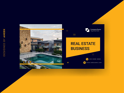 Modern Real Estate Web Banner Design