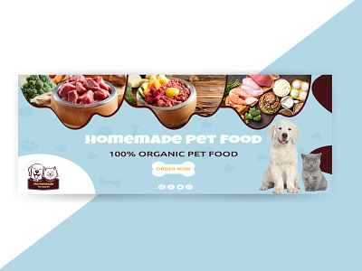 Pet Food Web Banner Design branding business card design design ecommerce banner logo design modern logo social media ads social media banner web banner