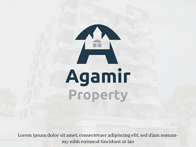 Agamir Project Real Estate/Property Logo Design branding design ecommerce logo grid logo logo logo design modern logo motion graphics simple logo tech logo