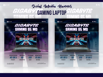 Gigabyte Laptop Promotional Banner