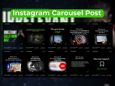 Instagram Carousel Post banner branding business card design design instagram instagram carousel instagram stories modern logo poster social media banner social media post