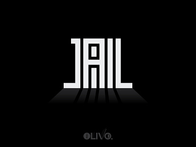 JAIL - TheOLIVO branding design flat graphic design icon illustration illustrator logo minimal typography vector