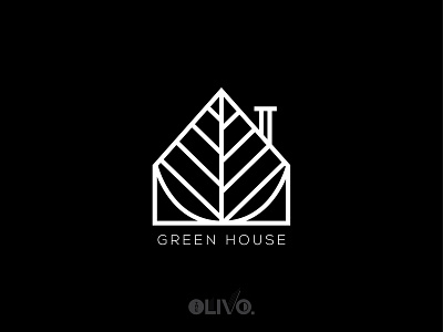 GREEN HOUSE - TheOLIVO branding design flat graphic design icon illustration illustrator logo minimal vector