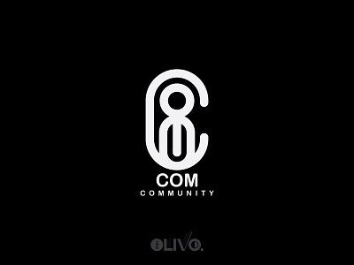 COM Community - TheOLIVO branding design flat graphic design icon illustration illustrator logo minimal vector