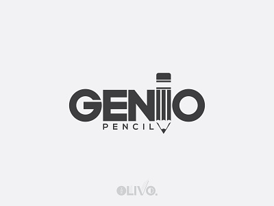 GENIO PENCIL - TheOLIVO 01 branding design flat graphic design illustration illustrator logo minimal typography vector