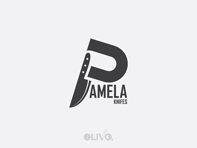 PAMELA KNIFES - TheOLIVO branding design flat graphic design icon illustration illustrator logo minimal vector