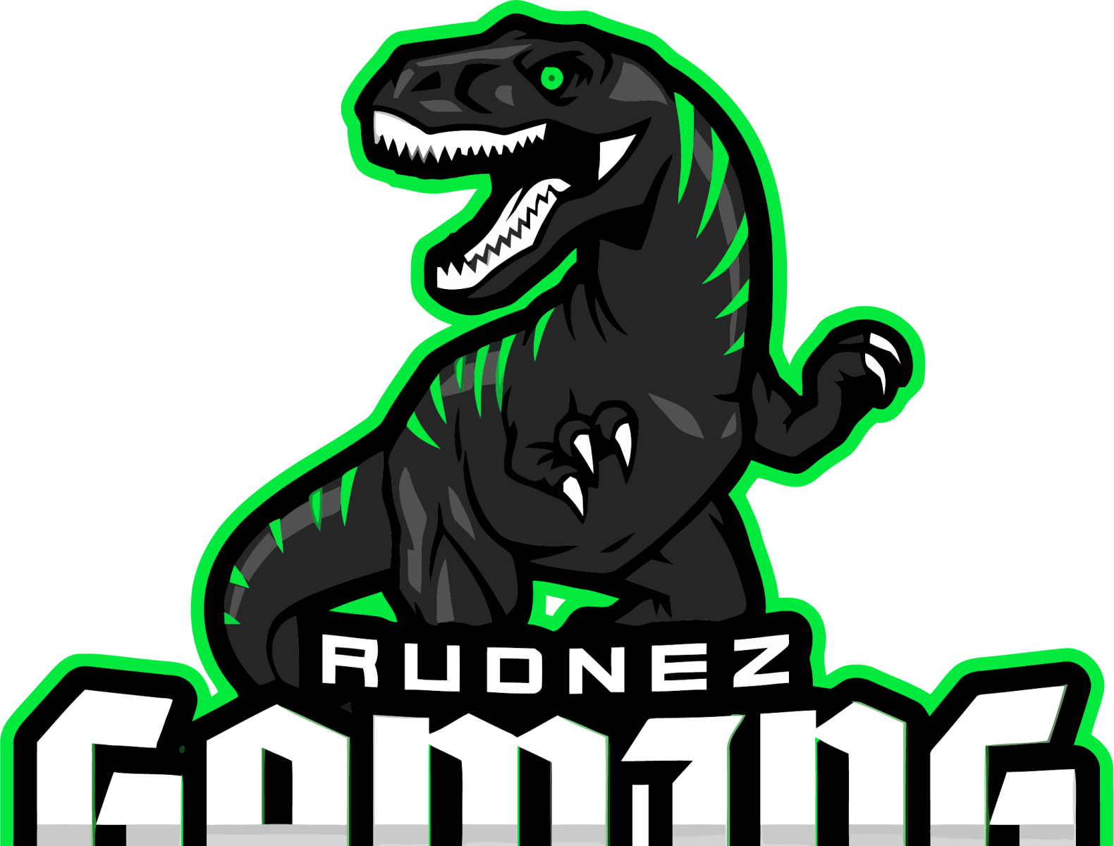 Dinosaur sport mascot logo By Visink | TheHungryJPEG