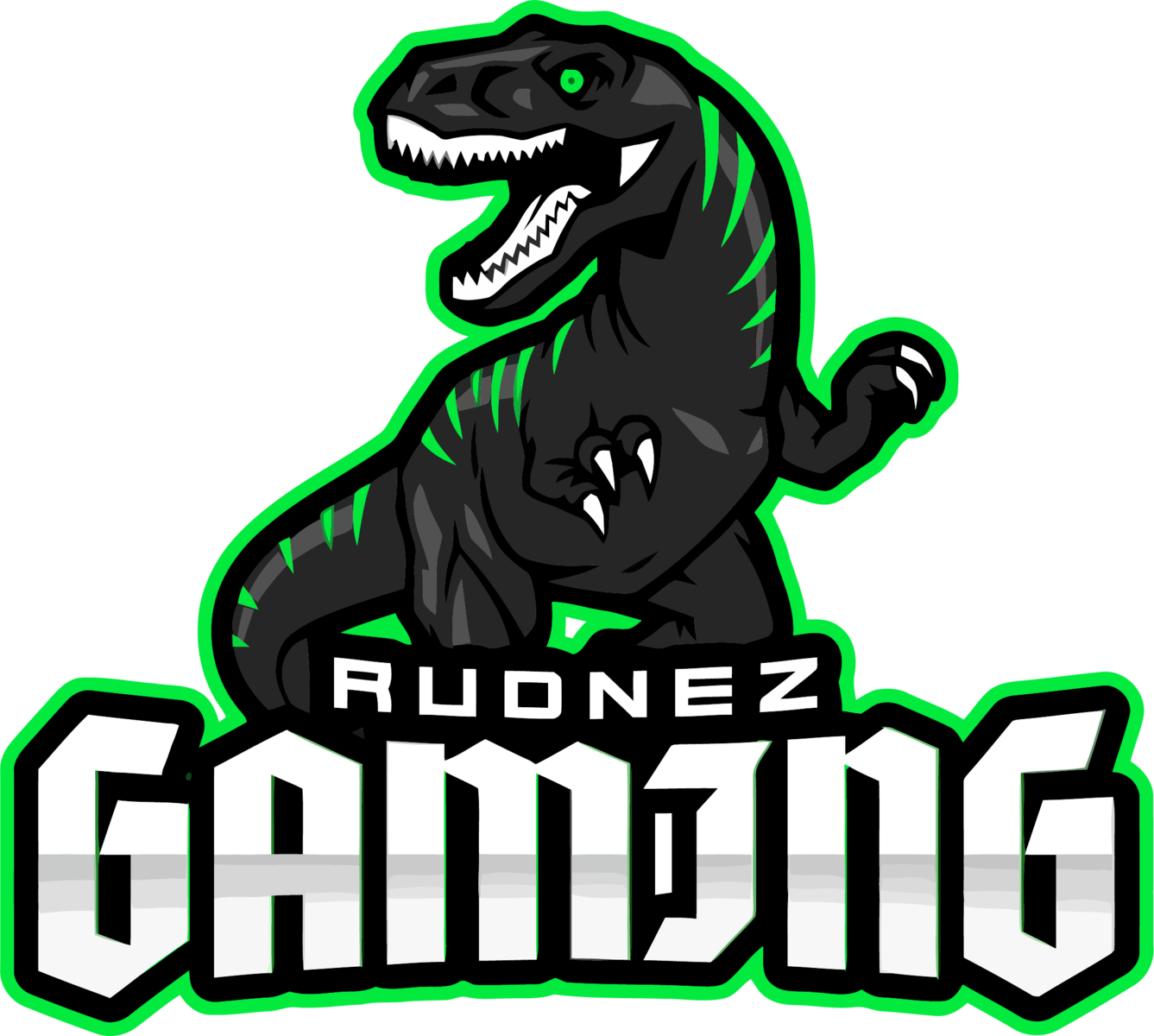 Dinosaur head logo emblem t-rex monster Royalty Free Vector