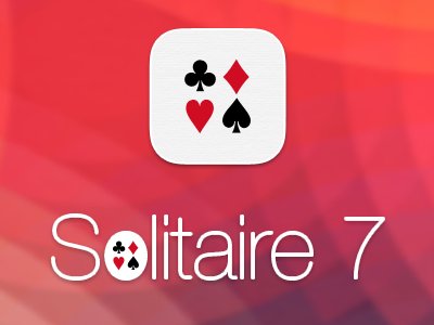 Solitaire 7 app icon cards clubs dimonds hearts icon spades