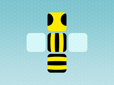DribbbleMCR Competition Entry bee icon logo manchester worker bee