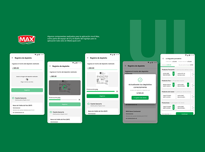 UI-App Max app branding card design figma graphic design logo ui user user interface