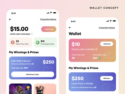 Wallet Design Concept app concept design ios iphone sketch ui wallet