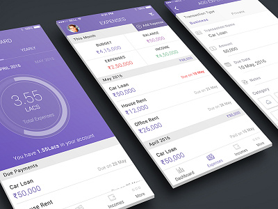 Finance App Mockup android app dashboard finance form ios iphone sketch ui ux
