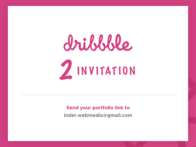 Dribbble Invite draft dribbble invite giveaway invitation player