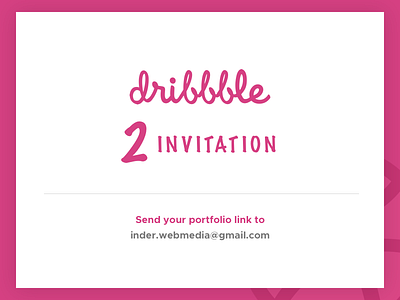 Dribbble Invite