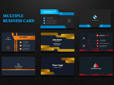 Multiple business card branding business card businesscard card cards corporate branding corporate identity design flyerdesign flyers graphicdesigner illustrator