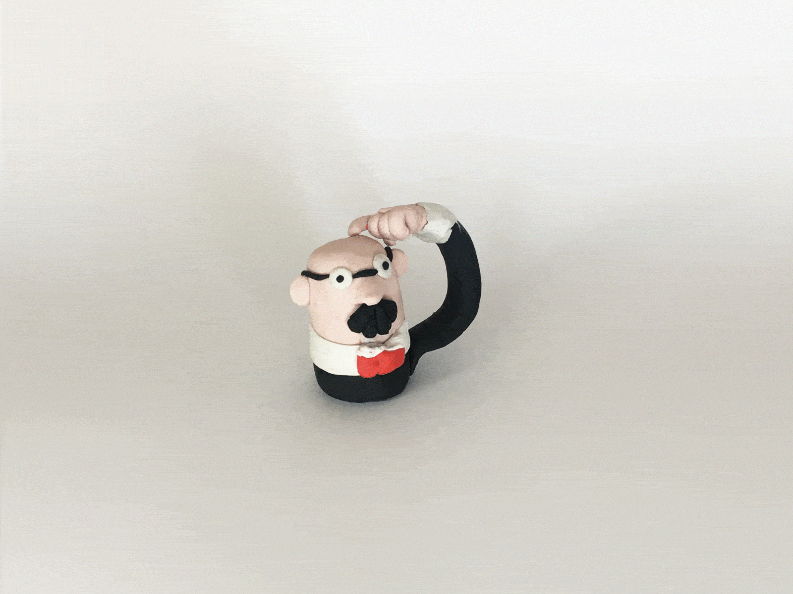 the year of being confused 3d animation concept gif handmade illustration stop motion