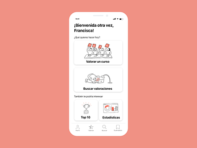 cc - home app concept design illustration students ui