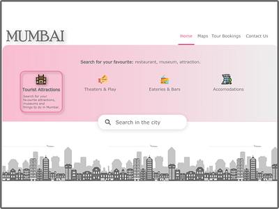 Mumbai Meri Jaan branding city daily 100 challenge dailyuichallenge landing page mumbai museum ui ux vector webdesign website