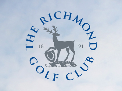 The Richmond Golf Club branding graphic design identity logo