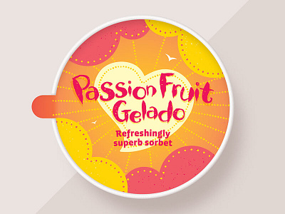 Nando's Gelado copywriting food and drink illustration packaging
