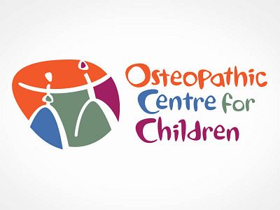 Osteopathic Centre for Children Logo charity identity illustration interior photography print