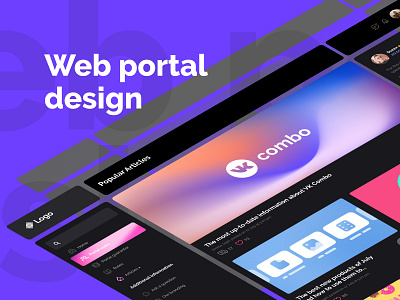 Internet portal design web webdesign