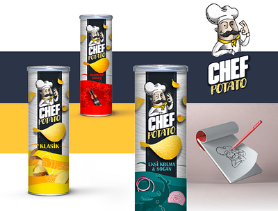 Chef Potato Package Design design package package design packagedesign packaging packaging design