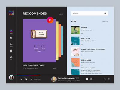 Music Player Dashboard