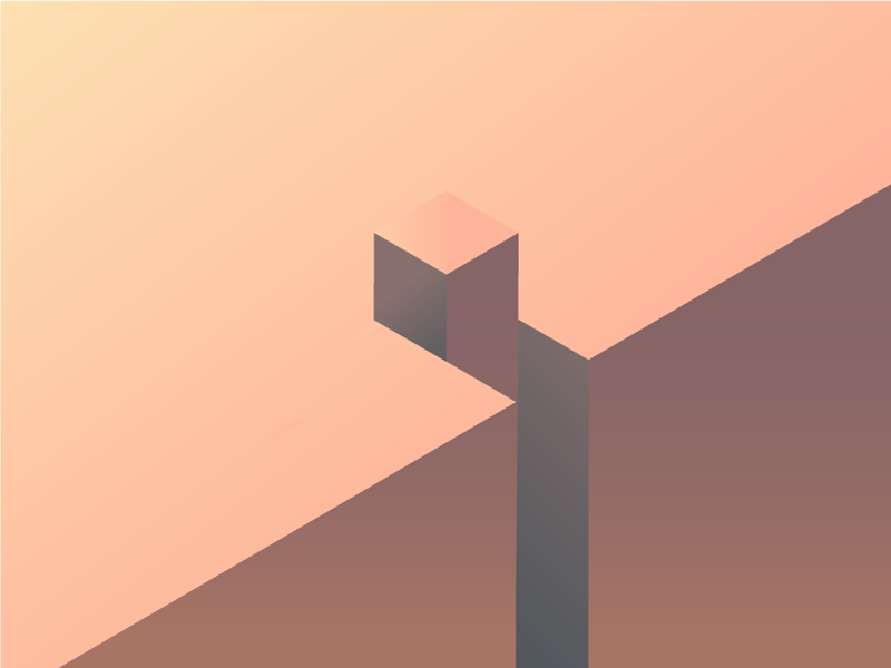 Geometric Cube 03 wallpaper vector minimal isometric illustrator exploration environment cube color art