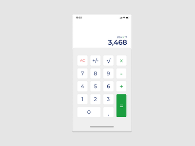 Calculator Day04 DailyUi