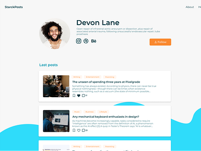 User Profile Day06 DailyUI