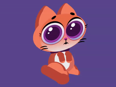 Don´t cry Kitty animation css design html illustration