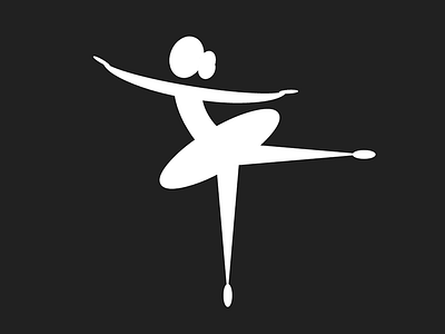 Ballerina css design html illustration