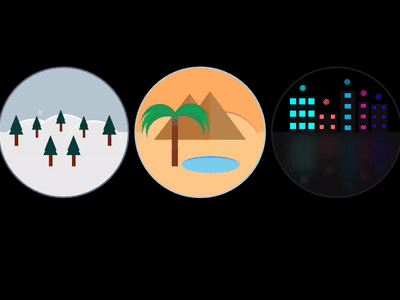 Css landscapes animated icons part 2