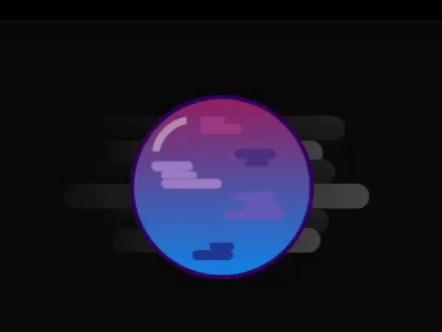 CSS Planet animation css design gradients