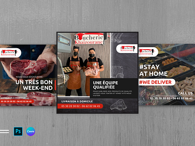 Instagram Feed Design Concept for Butchery branding design digital marketing graphic design instagram feed instagram post social media design social media marketing
