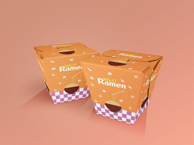 We!! Ramen design packaging