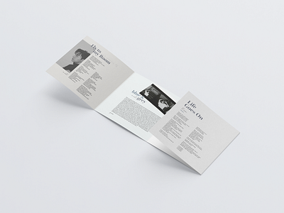 BTS 'BE' Lyric Trifold booklet bts design graphic design illustrator indesign mockup photoshop trifold visual design