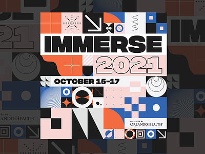 Immerse 2021 branding creative direction design event festival logo