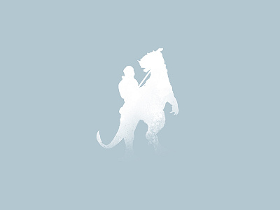 Tauntaun graphic design movie simple