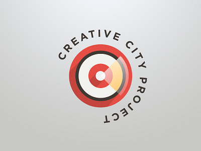 Creative City Project logo flat graphic design logo simple