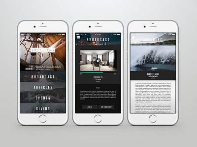 City Beautiful Church App Design app art direction church design graphic