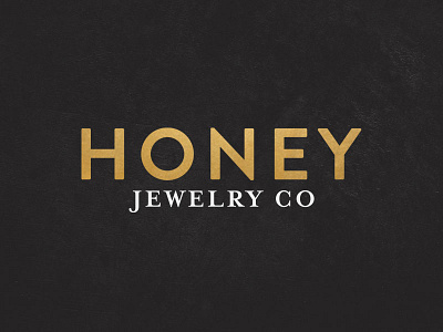 Honey honey logo simple typography