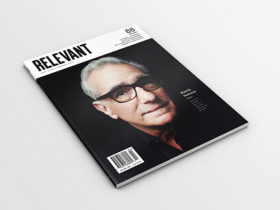 Relevant Magazine Redesign: Cover art direction design print