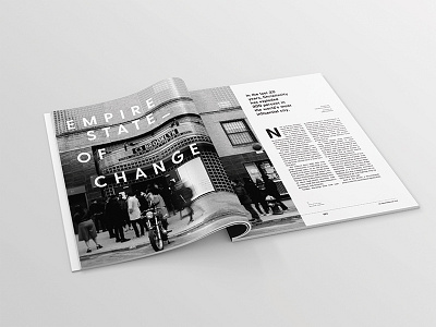 Relevant Magazine Redesign: BW Article art direction design print