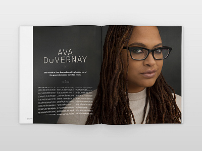 Ava DuVernay creative direction design magazine print