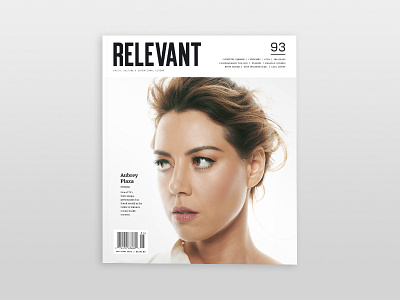 RELEVANT Magazine Issue 93 Cover design layout magazine print