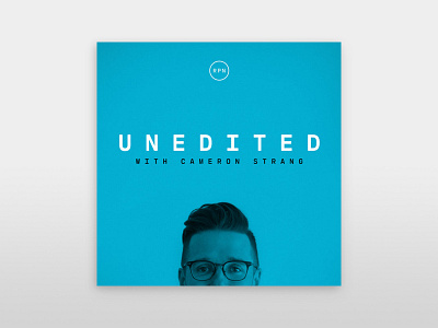 Unedited // with Cameron Strang creative direction graphic design logo minimal podcast