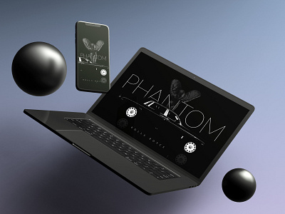 Phantom Black black cars desktop mobile rollsroyce wallpaper